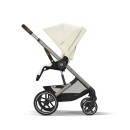 CYBEX Πολυκαρότσι 3in1 Balios S Lux 2024-2025 Taupe Frame Seashell Beige Με Κάθισμα Cloud G i-size Plus Moon Black + Βάση Isofix Base G