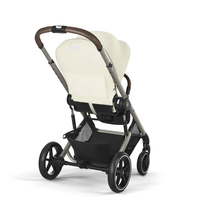 CYBEX Πολυκαρότσι 3in1 Balios S Lux 2024-2025 TPE Seashell Beige Με Κάθισμα Cloud G i-size Plus Moon Black