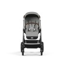 CYBEX Πολυκαρότσι 3in1 Balios S Lux 2024-2025 Silver Frame Stone Grey Με Κάθισμα Cloud G i-size Plus Stone Grey + Βάση Isofix Base G