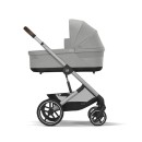 CYBEX Πολυκαρότσι 3in1 Balios S Lux 2024-2025 SLV Stone Grey Με Κάθισμα Cloud G i-size Plus Stone Grey