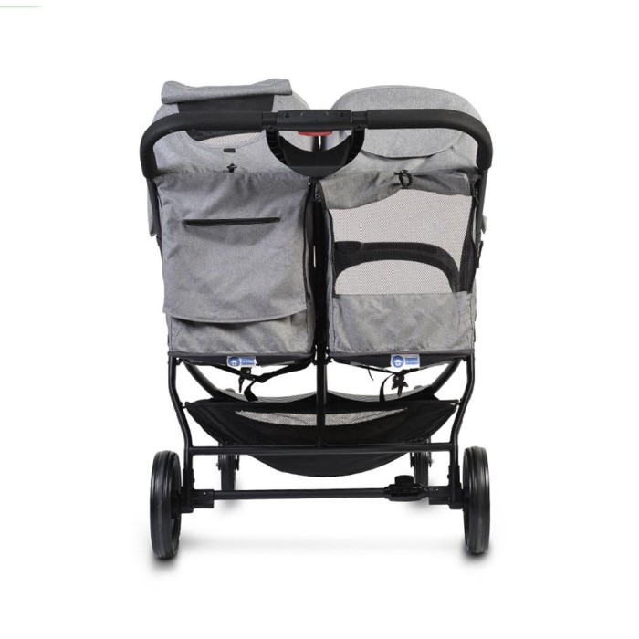 Καρότσι Διδύμων Rome Cangaroo Γκρι