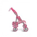 Καρότσι για Κούκλες Flower Garden Ροζ Moni