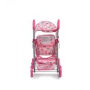 Καρότσι για Κούκλες Flower Garden Ροζ Moni