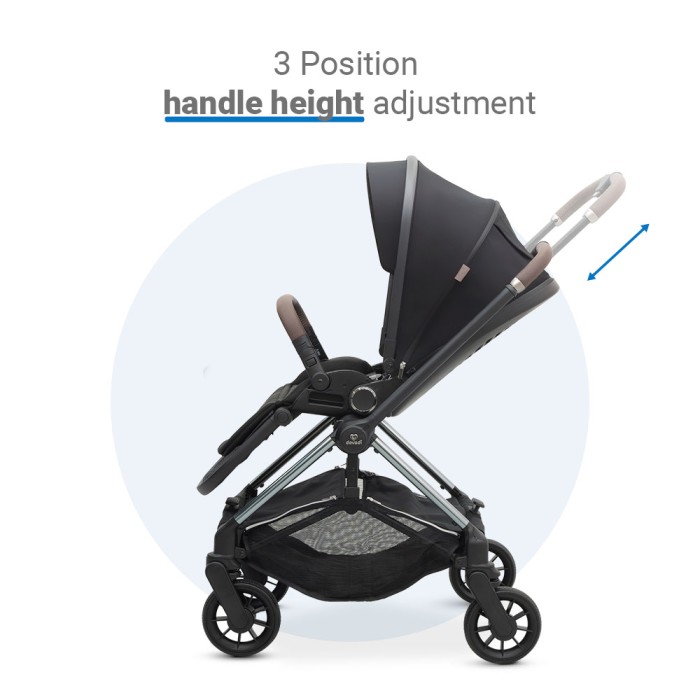 Καρότσι Mio Midnight Black Dovadi