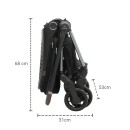 Καρότσι Mio Midnight Black Dovadi