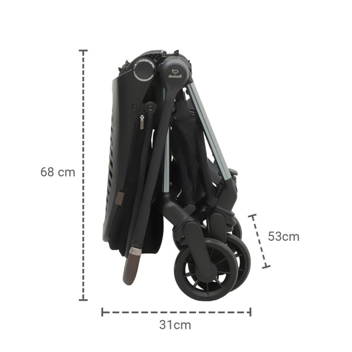 Καρότσι Mio Midnight Black Dovadi