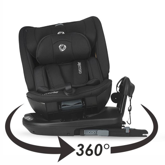 Κάθισμα Αυτοκινήτου 0-36kg iSize Velsa 360° Jet Black Coccolle Κάθισμα Αυτοκινήτου 0-36kg iSize Velsa 360° Jet Black Coccolle