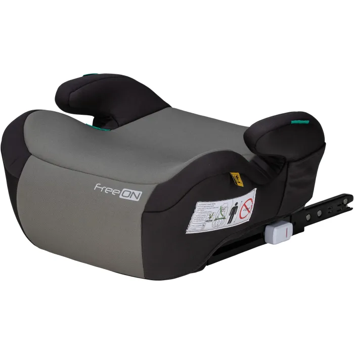 FreeON Κάθισμα Αυτοκινήτου Taurus Fix i-Size 125-150cm Μαύρο & Γκρι