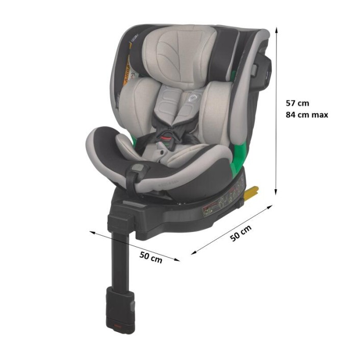 Κάθισμα Αυτοκινήτου i-Size 40-150cm Mago Neutral Grey Coccolle Κάθισμα Αυτοκινήτου i-Size 40-150cm Mago Neutral Grey Coccolle