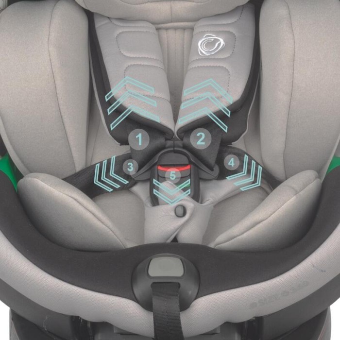 Κάθισμα Αυτοκινήτου i-Size 40-150cm Mago Neutral Grey Coccolle Κάθισμα Αυτοκινήτου i-Size 40-150cm Mago Neutral Grey Coccolle