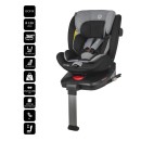 Κάθισμα Αυτοκινήτου i Size 40-150cm Vigo Diamond Black Coccolle Κάθισμα Αυτοκινήτου i Size 40-150cm Vigo Diamond Black Coccolle