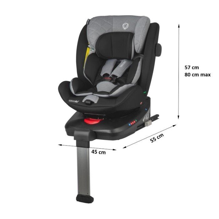 Κάθισμα Αυτοκινήτου i Size 40-150cm Vigo Diamond Black Coccolle Κάθισμα Αυτοκινήτου i Size 40-150cm Vigo Diamond Black Coccolle