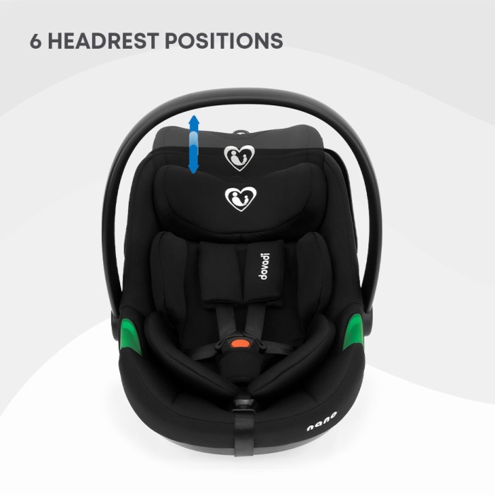 Κάθισμα Αυτοκινήτου i-size 40-87cm Nano Midnight Black Dovadi