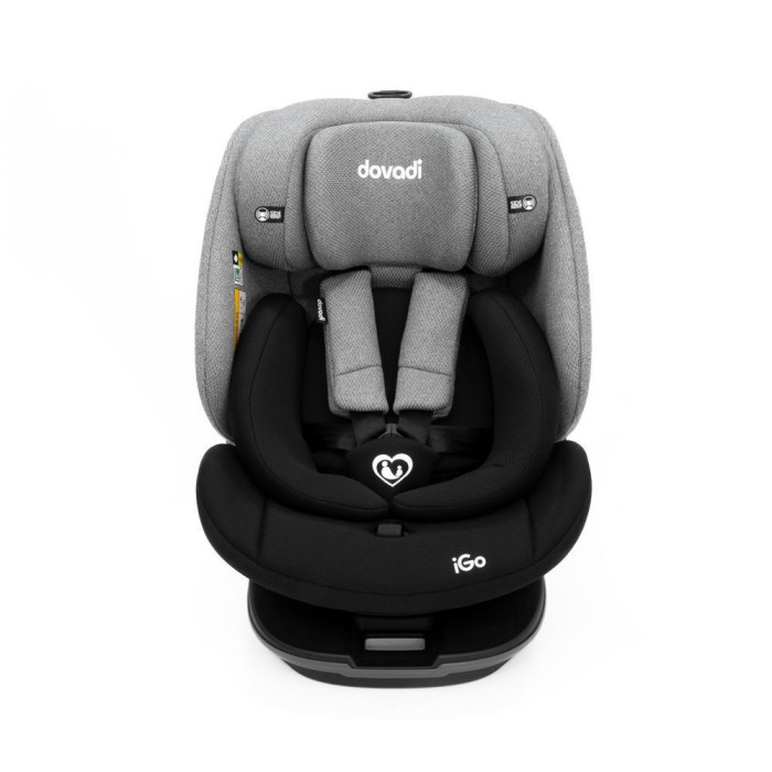 Κάθισμα Αυτοκινήτου iGo I-Size 40-150cm Isofix 360° Black&Grey Dovadi