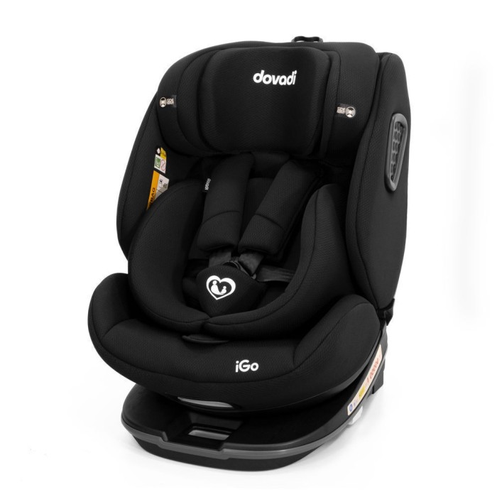 Κάθισμα Αυτοκινήτου iGo I-Size 40-150cm Isofix 360° Midnight Black Dovadi