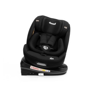 Κάθισμα Αυτοκινήτου iGo I-Size 40-150cm Isofix 360° Midnight Black Dovadi