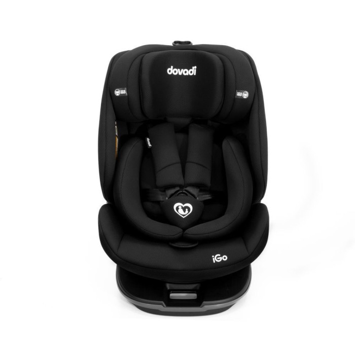 Κάθισμα Αυτοκινήτου iGo I-Size 40-150cm Isofix 360° Midnight Black Dovadi
