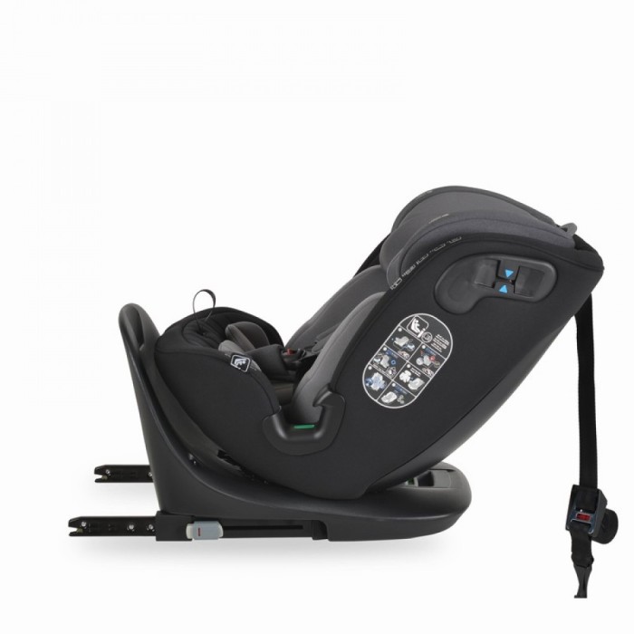 Κάθισμα Αυτοκινήτου Isofix GTS 40-150cm Charcoal Grey Cangaroo 