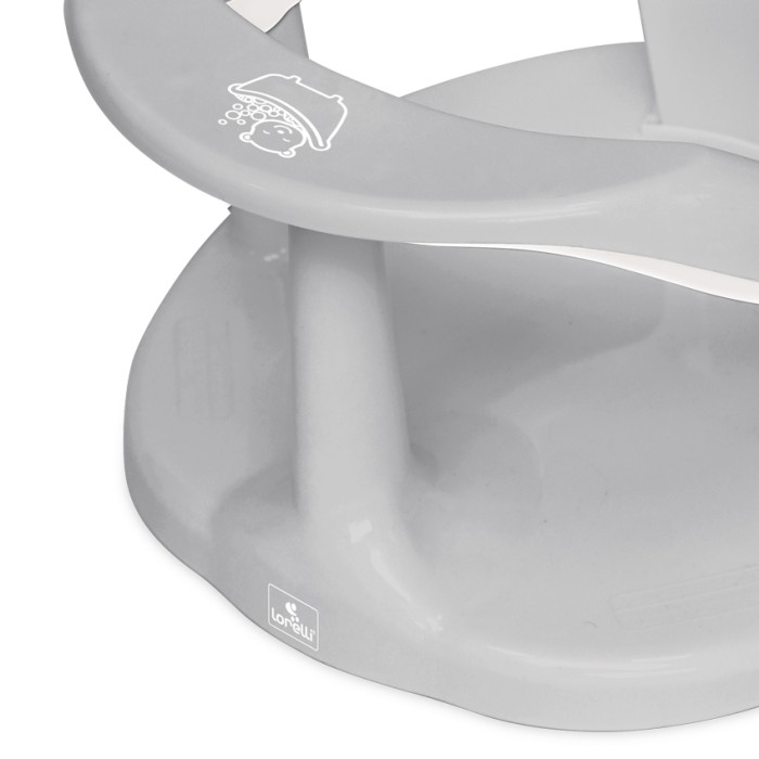 Καθισματάκι Μπάνιου Δαχτυλίδι Happy Bubbles Cool Grey Bear Lorelli