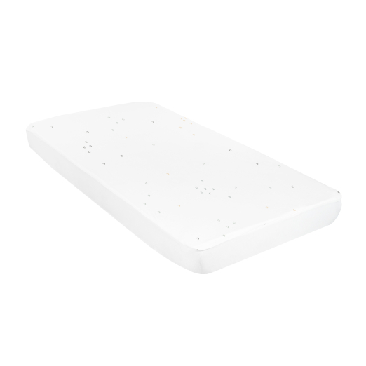 Kikka Boo Αδιάβροχο Προστατευτικό Υπόστρωμα Κρεβατιού ζέρσεϊ 70/140/15 cm Sleepy Sheep