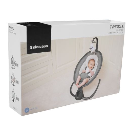 Kikka Boo Ηλεκτρικό Ρηλάξ Twiddle Γκρι Kikka Boo Ηλεκτρικό Ρηλάξ Twiddle Γκρι