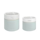 Kikka Boo Καλάθια Καλλυντικών Σετ 2τμχ 22cm and 18cm Sleepy Sheep