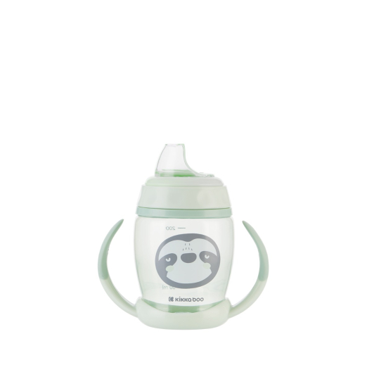 Kikka Boo Κύπελλο Με Στόμιο Σιλικόνης 200ml Happy Face Mint Kikka Boo Κύπελλο Με Στόμιο Σιλικόνης 200ml Happy Face Mint