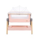 Kikka Boo Λίκνο Nanna  Pink Mε Στρώμα Kαι Πλαϊνό Άνοιγμα