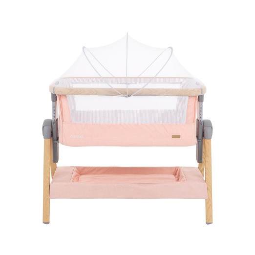 Kikka Boo Λίκνο Nanna  Pink Mε Στρώμα Kαι Πλαϊνό Άνοιγμα