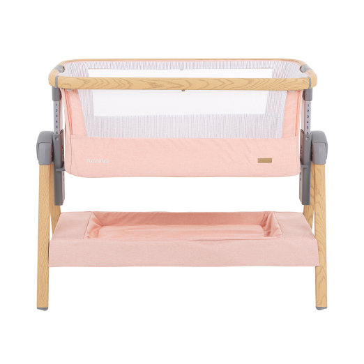 Kikka Boo Λίκνο Nanna  Pink Mε Στρώμα Kαι Πλαϊνό Άνοιγμα