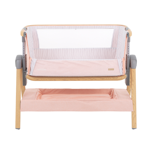 Kikka Boo Λίκνο Nanna  Pink Mε Στρώμα Kαι Πλαϊνό Άνοιγμα