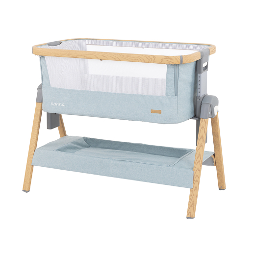 Kikka Boo Λίκνο Nanna Mint Mε Στρώμα Kαι Πλαϊνό Άνοιγμα