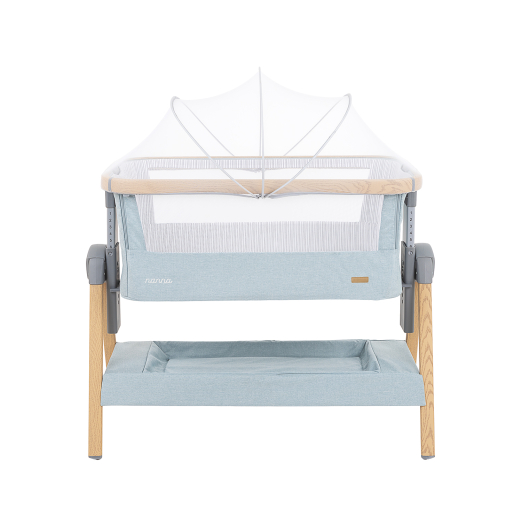 Kikka Boo Λίκνο Nanna Mint Mε Στρώμα Kαι Πλαϊνό Άνοιγμα