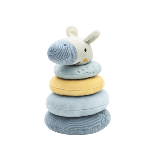 Kikka Boo Παιχνίδι Πύργος Στοίβαξης Stripy Friends