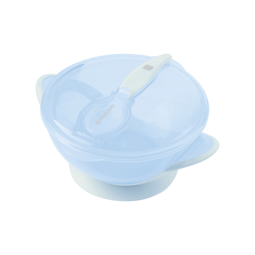 Kikka Boo Παιδικά Μπολ Φαγητού Με Κουτάλι Feedy Blue Kikka Boo Παιδικά Μπολ Φαγητού Με Κουτάλι Feedy Blue