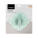 Kikka Boo Παιδικά Μπολ Φαγητού Με Κουτάλι Feedy Mint