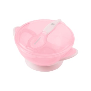 Kikka Boo Παιδικά Μπολ Φαγητού Με Κουτάλι Feedy Pink