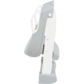 Kikka Boo Παιδικό Κάθισμα Τουαλέτας Lea Mε Εύκαμπτη Επιφάνεια Χερούλια Kαι Σκαλοπάτι Γκρι