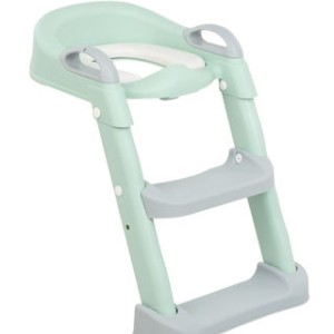Kikka Boo Παιδικό Κάθισμα Τουαλέτας Lea Mε Εύκαμπτη Επιφάνεια Χερούλια Kαι Σκαλοπάτι Mέντα