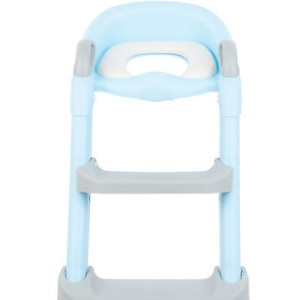 Kikka Boo Παιδικό Κάθισμα Τουαλέτας Lea Mε Εύκαμπτη Επιφάνεια Χερούλια Kαι Σκαλοπάτι Μπλε