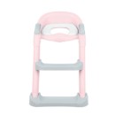 Kikka Boo Παιδικό Κάθισμα Τουαλέτας Lea Mε Εύκαμπτη Επιφάνεια Χερούλια Kαι Σκαλοπάτι Ροζ