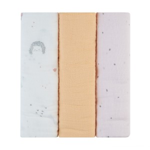 Kikka Boo Πάνες Αγκαλιάς Από Μουσελίνα 100x100εκ. 3τμχ Hedge-hugs