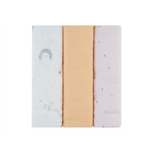 Kikka Boo Πάνες Αγκαλιάς Από Μουσελίνα 100x100εκ. 3τμχ Hedge-hugs