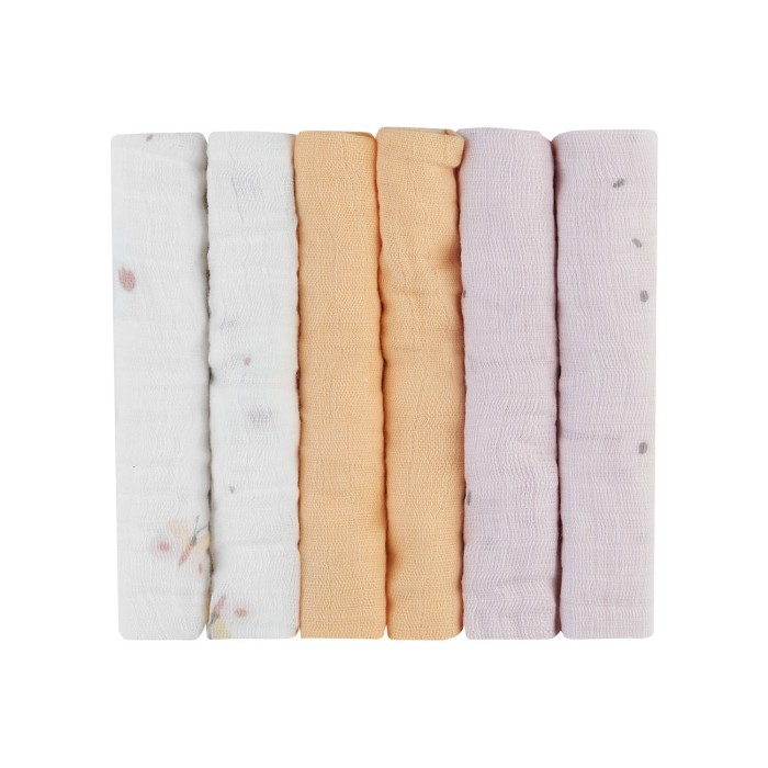 Kikka Boo Πάνες Αγκαλιάς Από Μουσελίνα 30x30εκ. 6τμχ Hedge-hugs