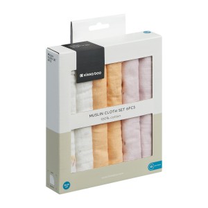 Kikka Boo Πάνες Αγκαλιάς Από Μουσελίνα 30x30εκ. 6τμχ Hedge-hugs