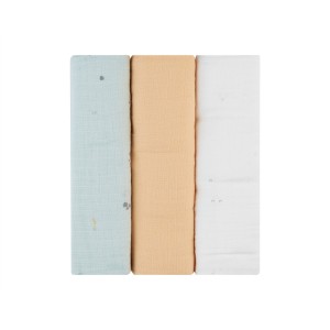 Kikka Boo Πάνες Αγκαλιάς Από Μουσελίνα 100x100εκ. 3τμχ Sleepy Sheep