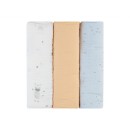 Kikka Boo Πάνες Αγκαλιάς Από Μουσελίνα 100x100εκ. 3τμχ Stripy Friends