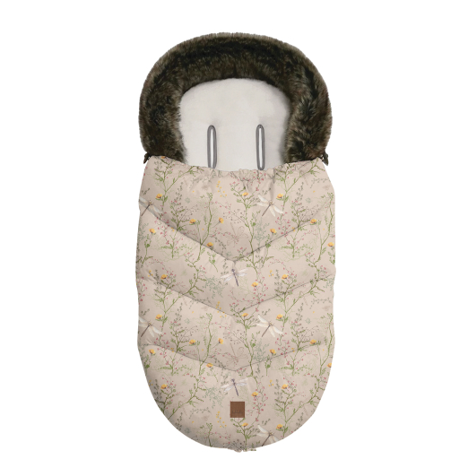 Kikka Boo Ποδόσακος Πολυτελείας Secret Garden Beige Kikka Boo Ποδόσακος Πολυτελείας Secret Garden Beige