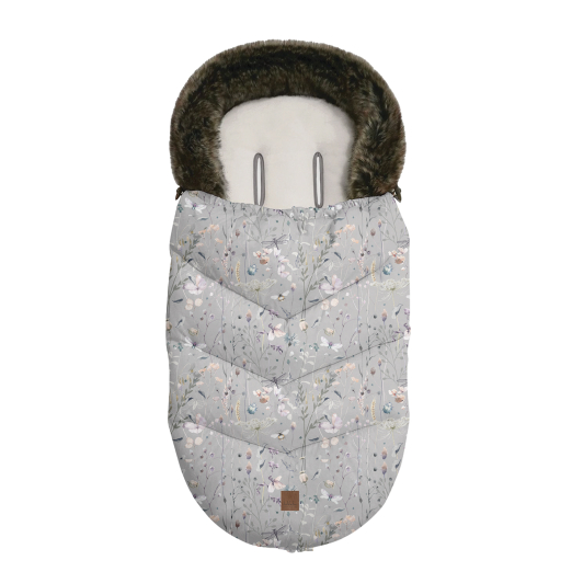 Kikka Boo Ποδόσακος Πολυτελείας Secret Garden Grey