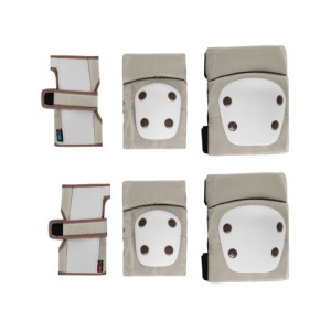 Kikka Boo Σετ Επιγονατίδες - Επιαγκωνίδες Μπεζ